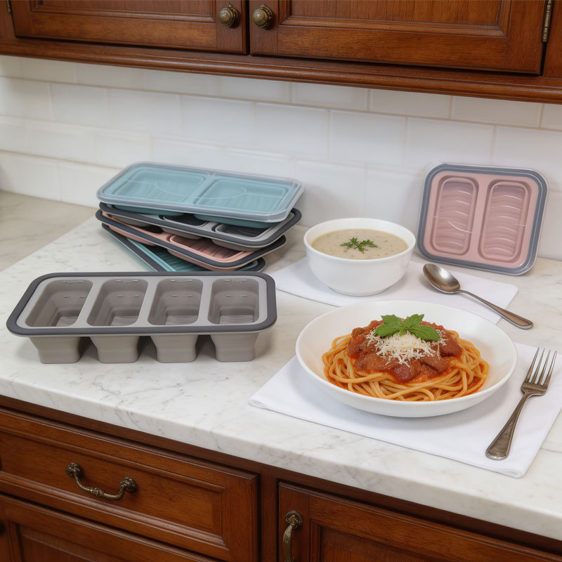 Meal Prep Container - Stampi per Cubetti di Ghiaccio Grandi