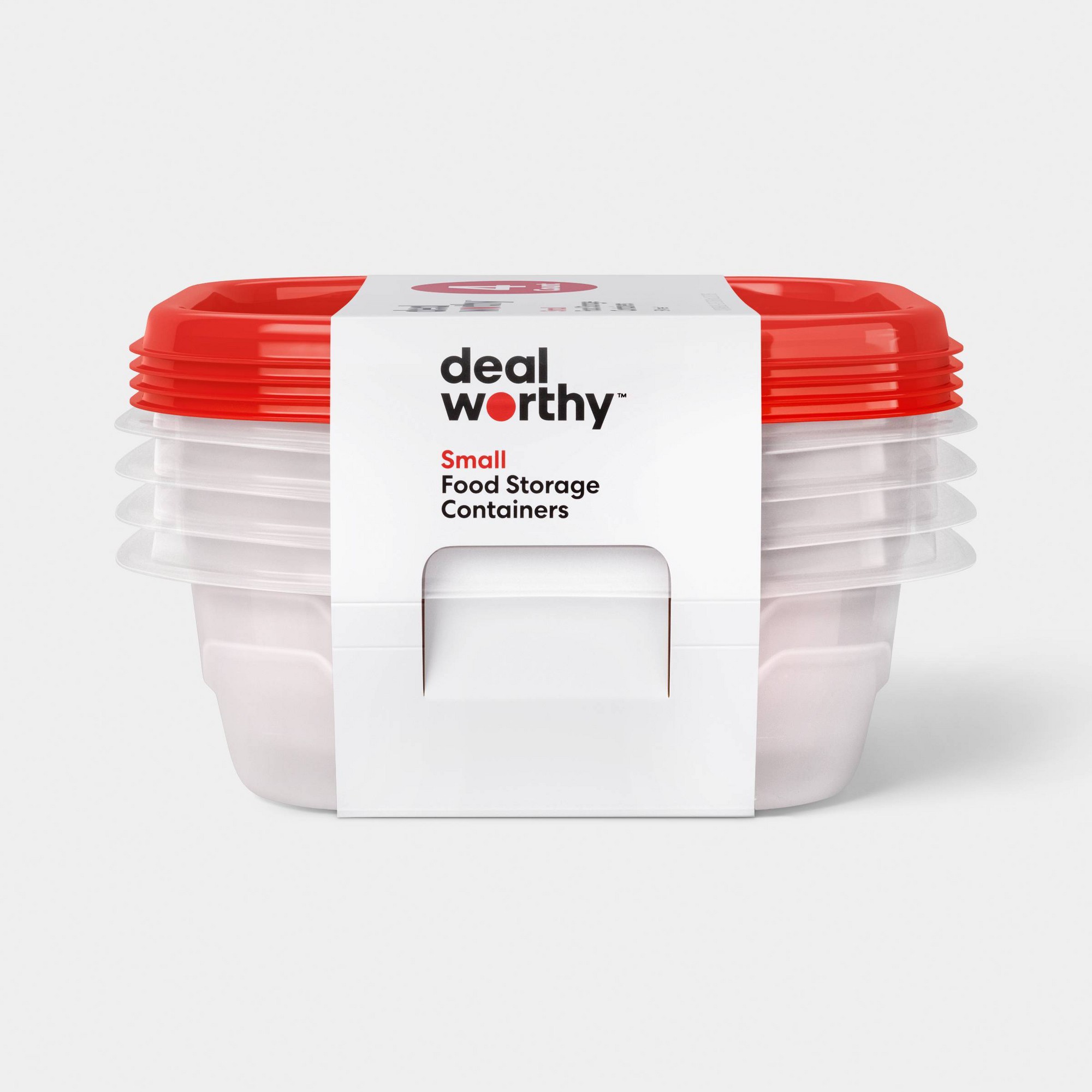 Meal Prep Container - Contenitori per alimenti quadrati piccoli da