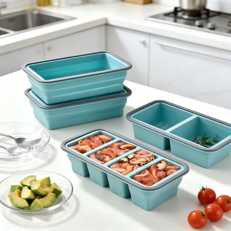 Meal Prep Soup - Vaschetta in Silicone per Congelare Zuppa