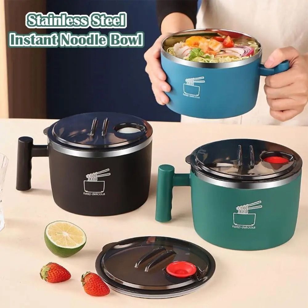 Meal Prep Soup - Ciotola Portatile in Acciaio Inox per