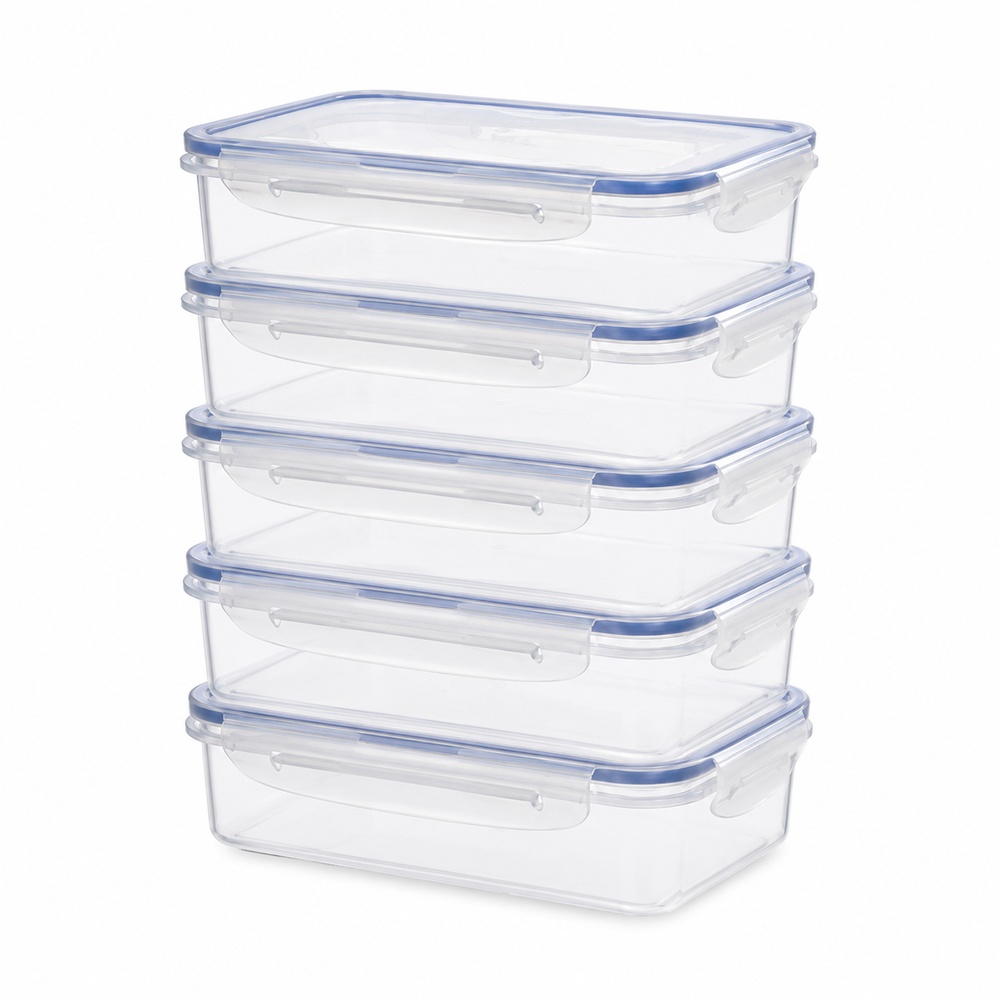 Meal Prep Lunch - Set di 5 Contenitori in Plastica