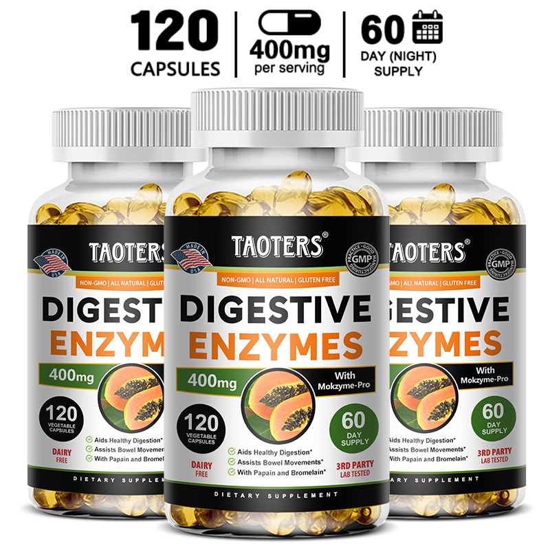 Meal Prep Co - Integratore di enzimi digestivi Capsule di
