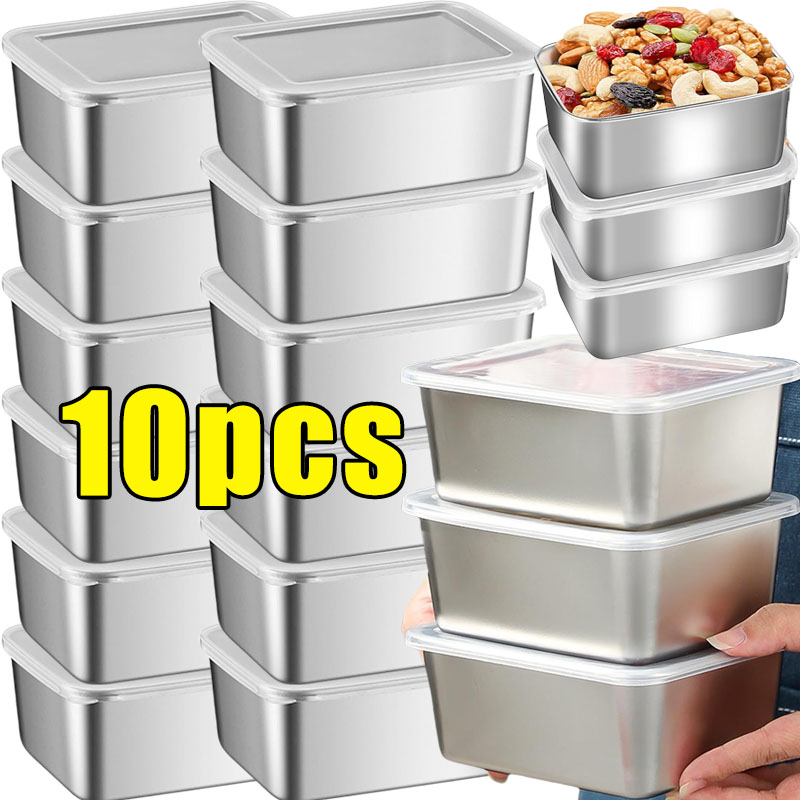 Meal Prep Box - Contenitori per alimenti in acciaio inossidabile