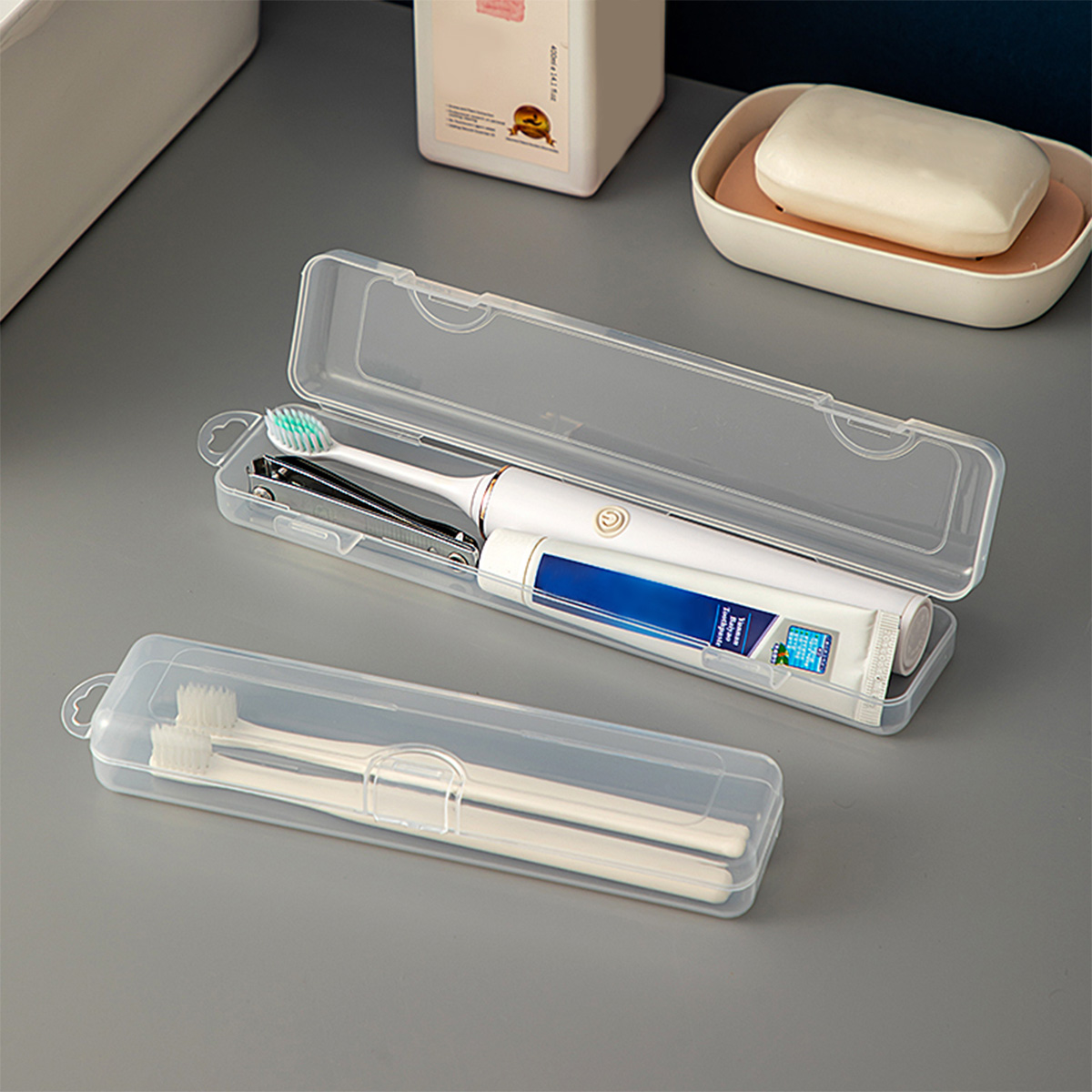 Meal Prep Box - WORTHBUY Scatola per spazzolino da denti