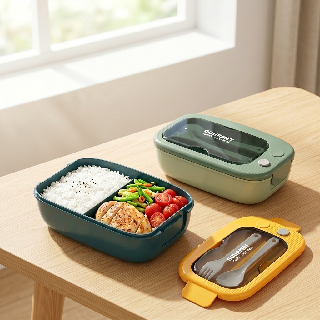 Meal Prep Lunch - Contenitore per Pranzo in Plastica per