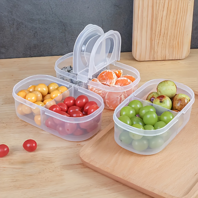Meal Prep Lunch - Contenitore per alimenti a doppio scomparto,