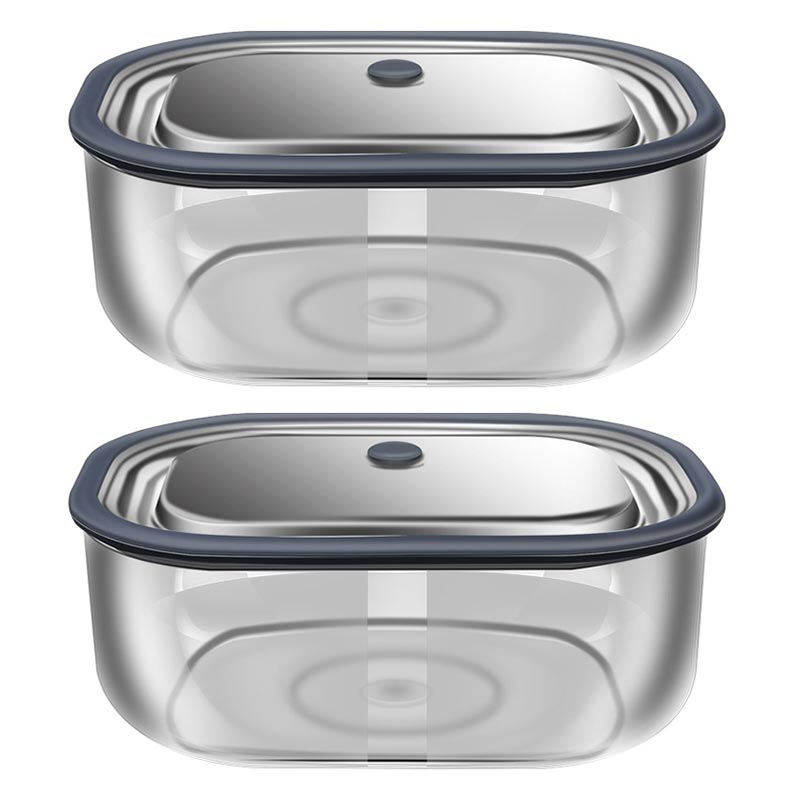 Meal Prep Box - Scatola per il pranzo rettangolare in