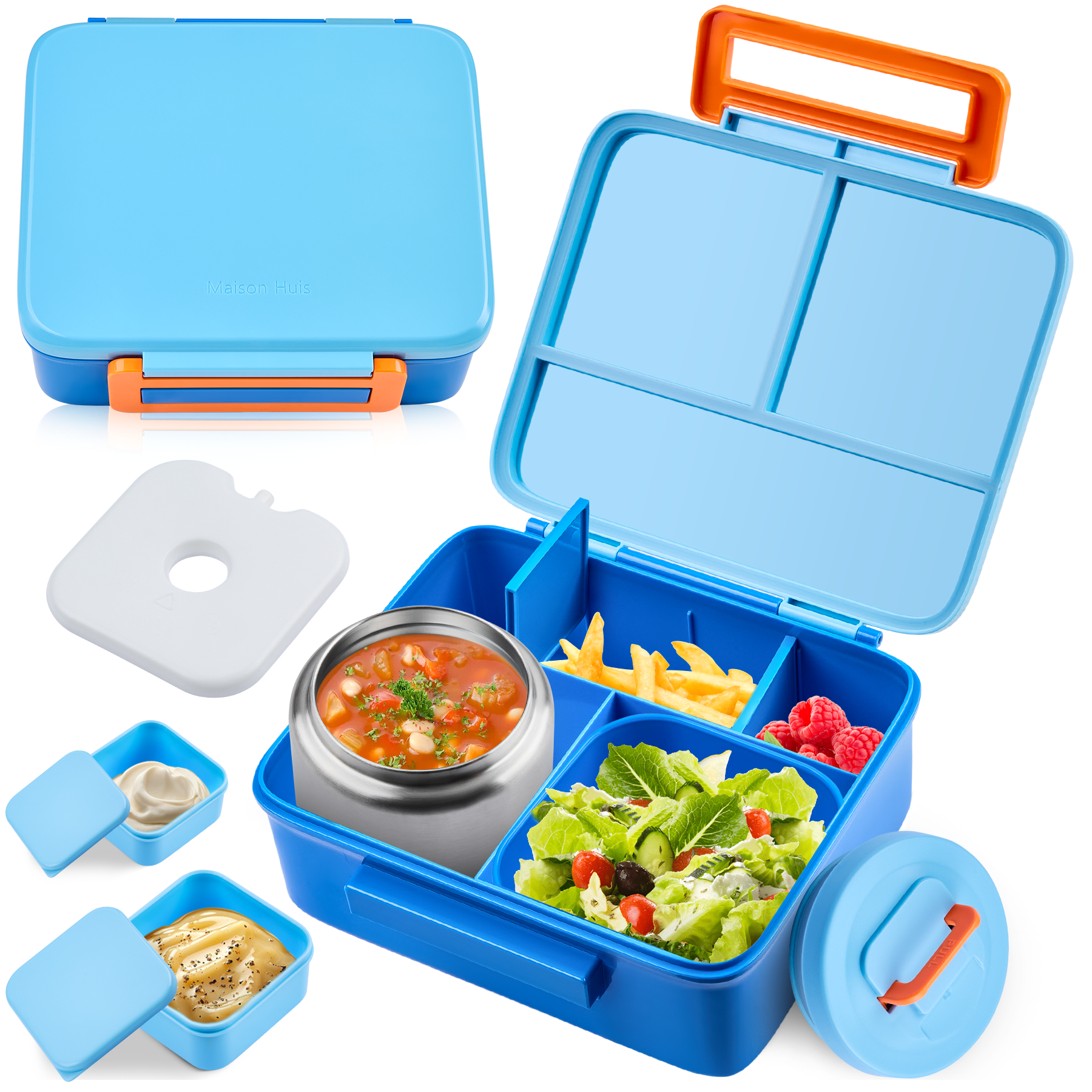 Meal Prep Soup - Bento Lunch Box per bambini con