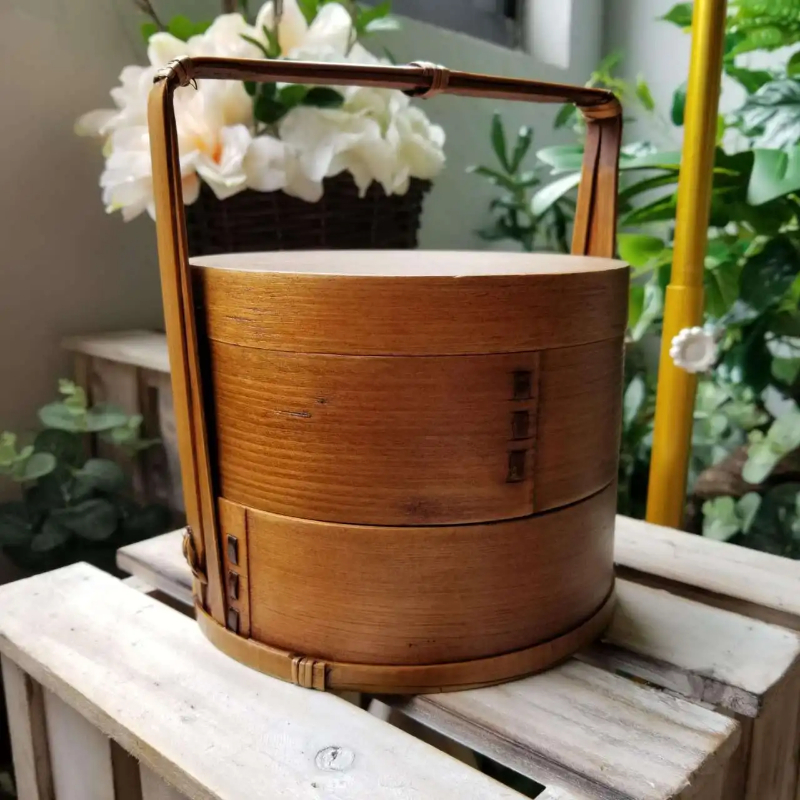 Meal Prep Japanese Food - Lunch Box Bento in legno giapponese