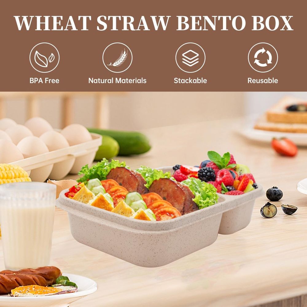 Set di 4 Contenitori Bento, 2  - Meal Prep Container recensione e prezzo