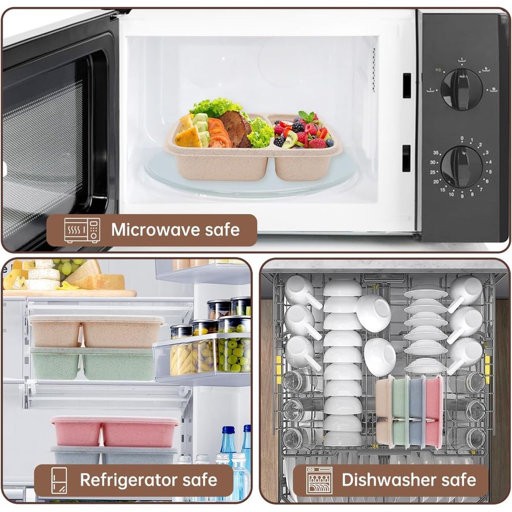 Set di 4 Contenitori Bento, 2  - Meal Prep Container recensione e prezzo