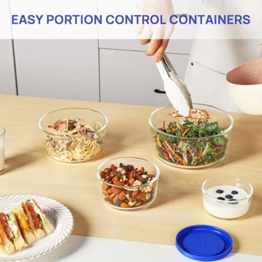 Set di 4 Ciotole in Vetro con  - Meal Prep Container recensione e prezzo