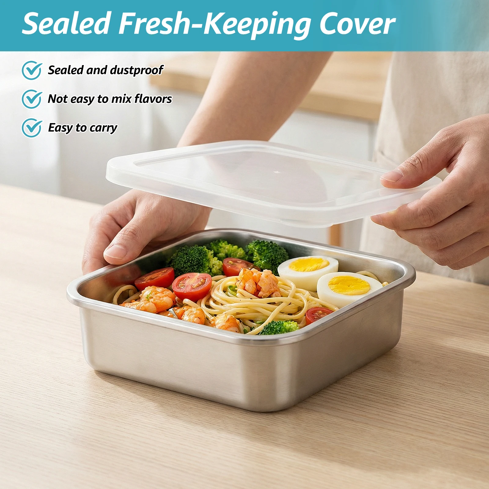 Set 2 in 1: Ciotola Quadrata i - Meal Prep Box recensione e prezzo