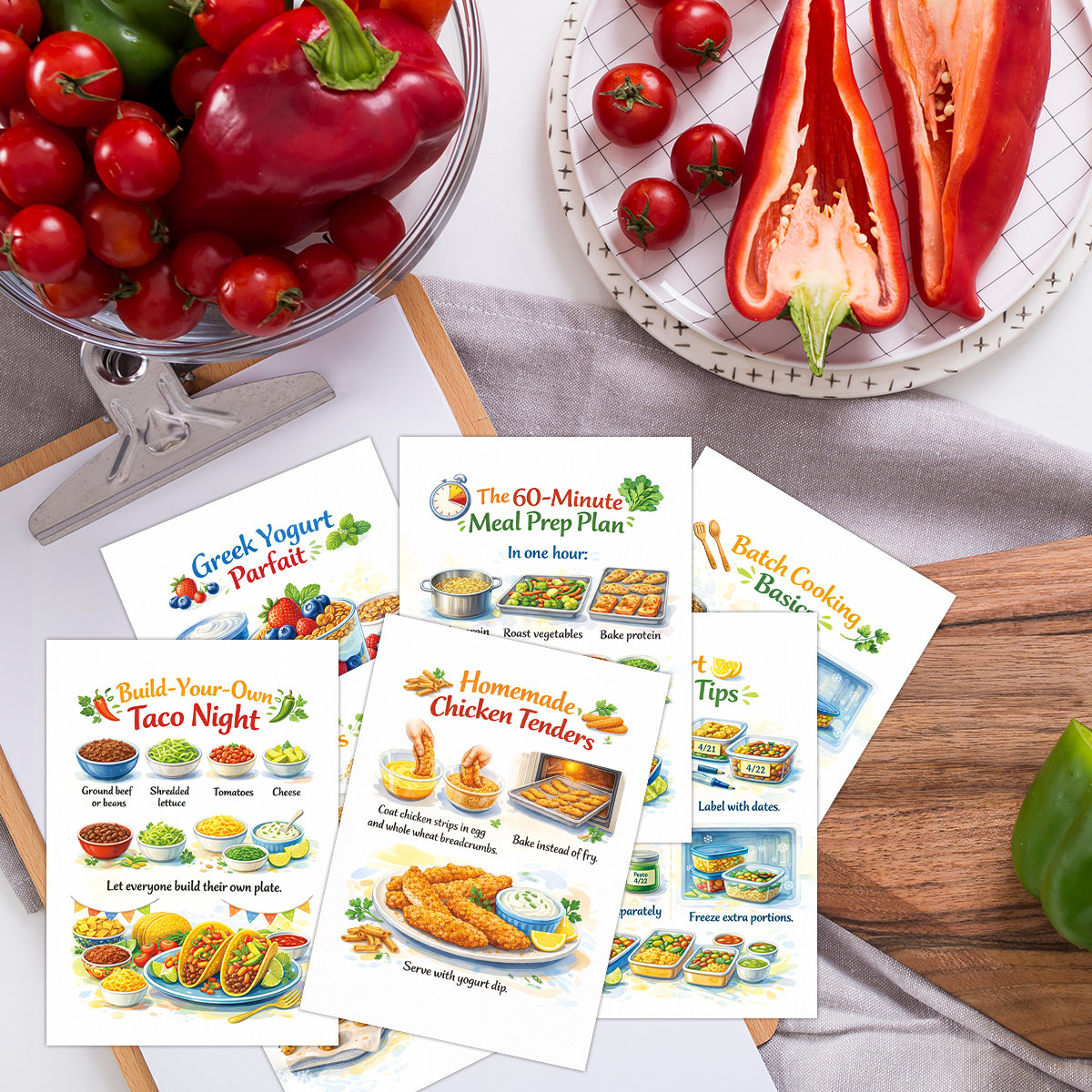 30 schede con ricette per past - Meal Prep Recipes Healthy recensione e prezzo