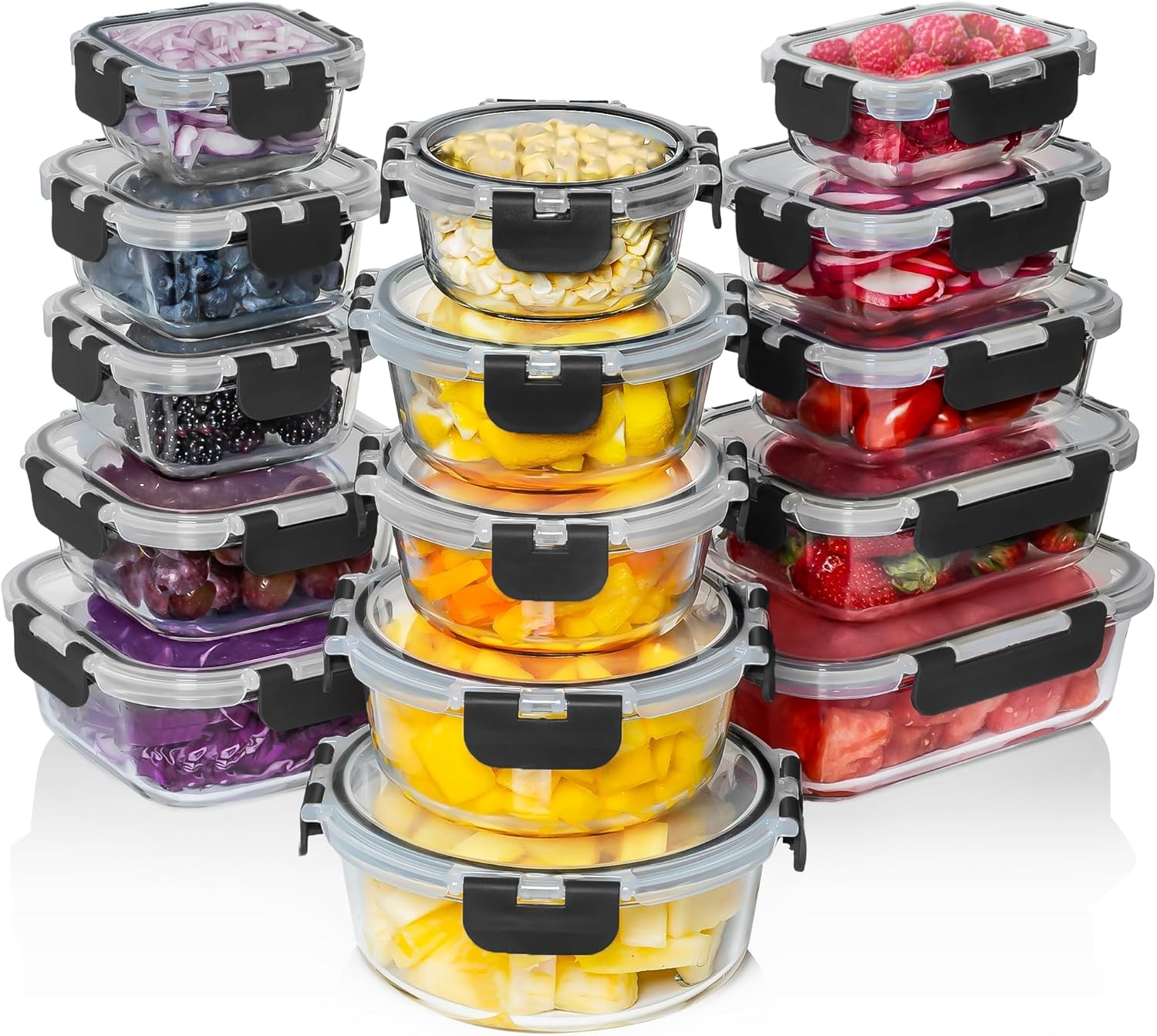Set di 30 Contenitori in Vetro - Meal Prep Lunch recensione e prezzo