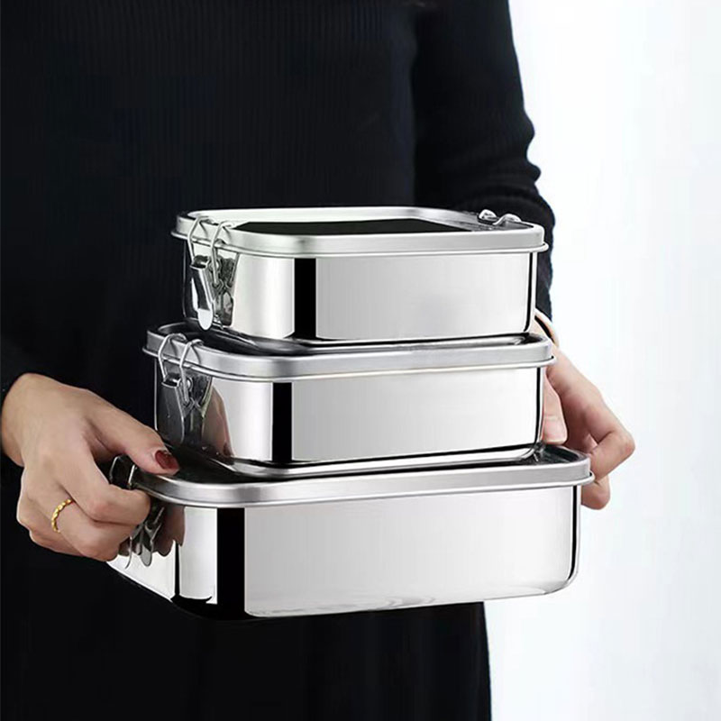 Lunch Box quadrato in acciaio  - Meal Prep Box recensione e prezzo