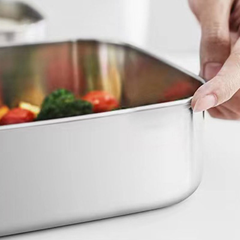 Lunch Box quadrato in acciaio  - Meal Prep Box recensione e prezzo