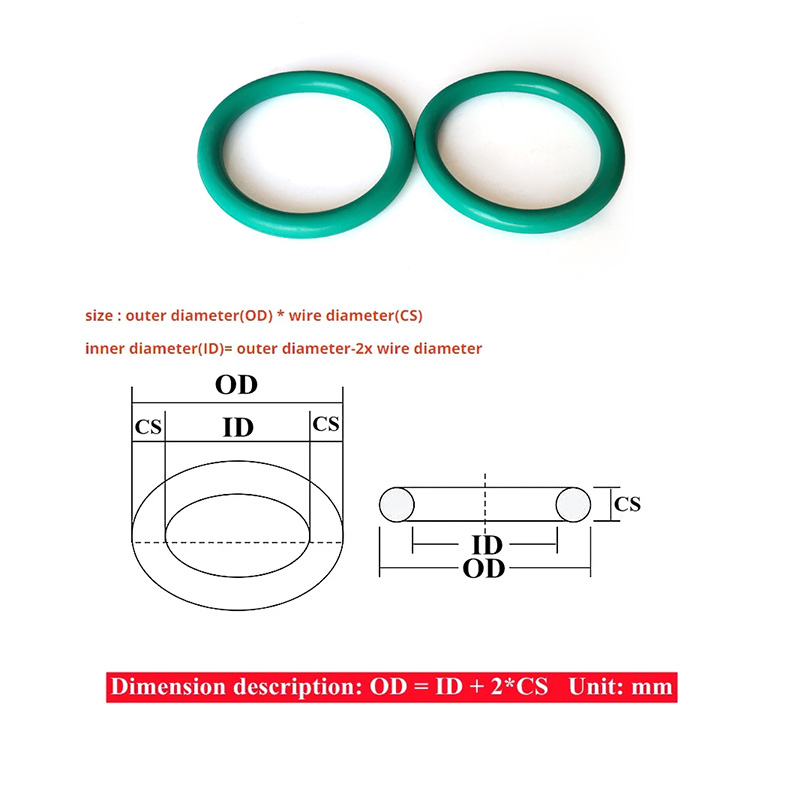 O-Ring Verde in FKM 1.78mm Dia - Meal Prep Co recensione e prezzo