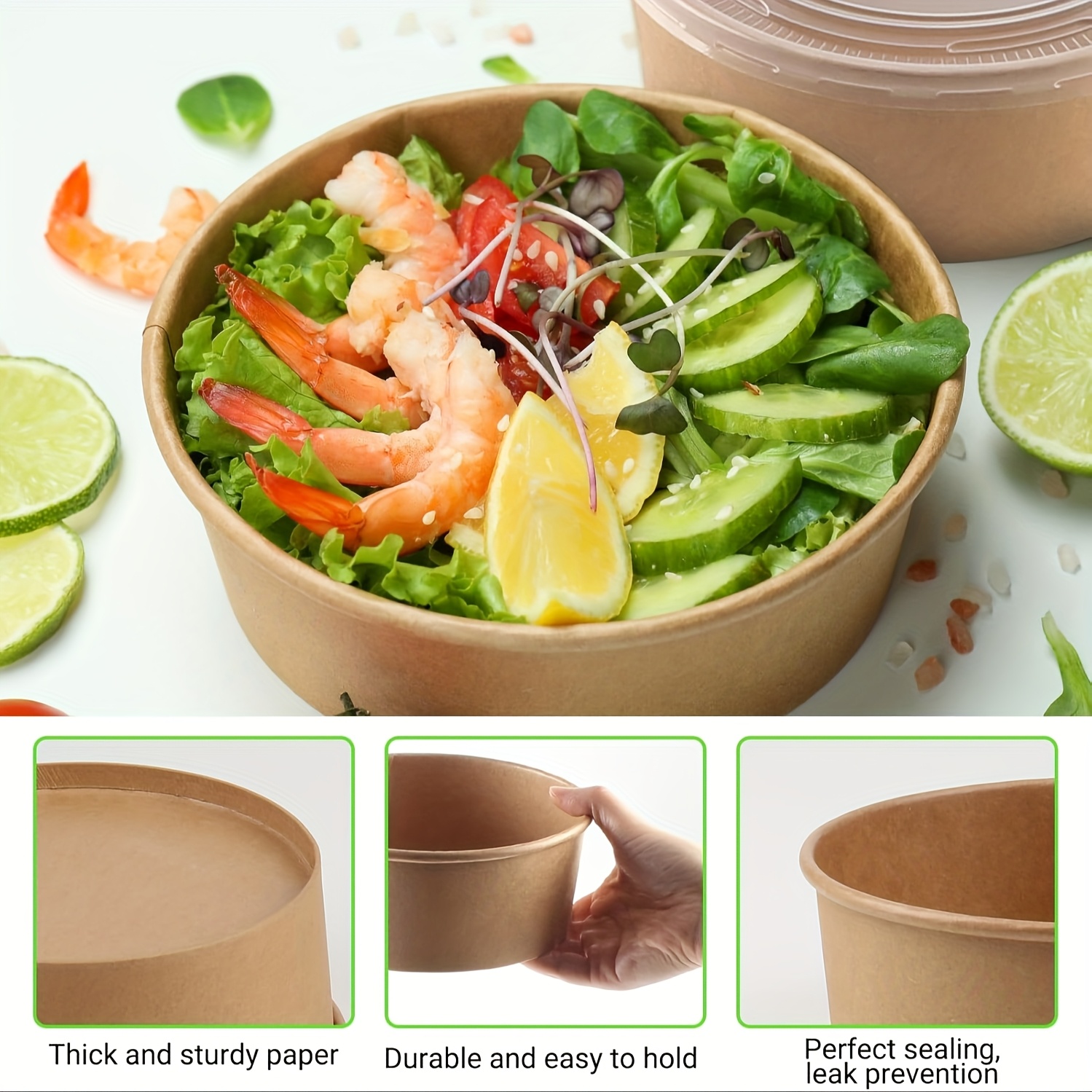Ciotole di carta da 44 Oz/1300 - Meal Prep Soup recensione e prezzo