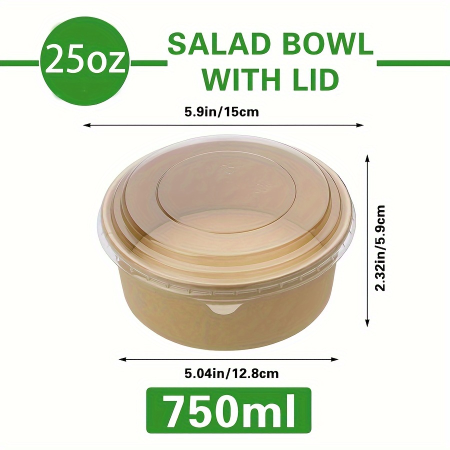 Ciotole di carta da 25 Oz/750  - Meal Prep Container recensione e prezzo